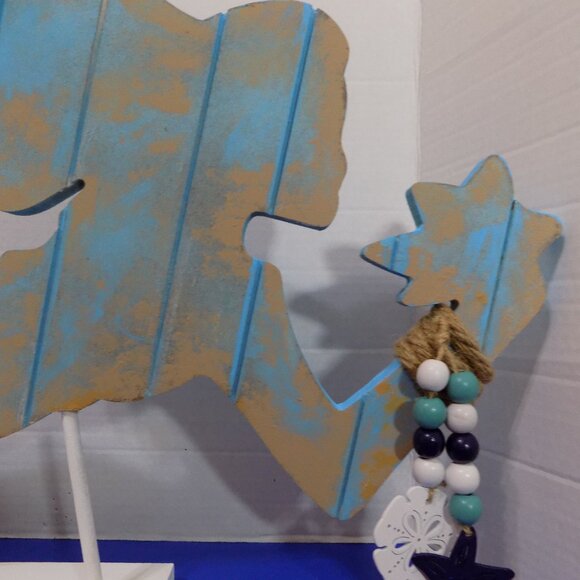 NEW Mermaid Art Sculpture Figurine Statue Nautical Coastal Decor - Picture 4 of 5